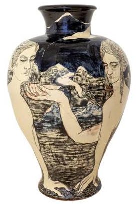 Imaginary Friend, ceramics 2021, h90 ø70 cm